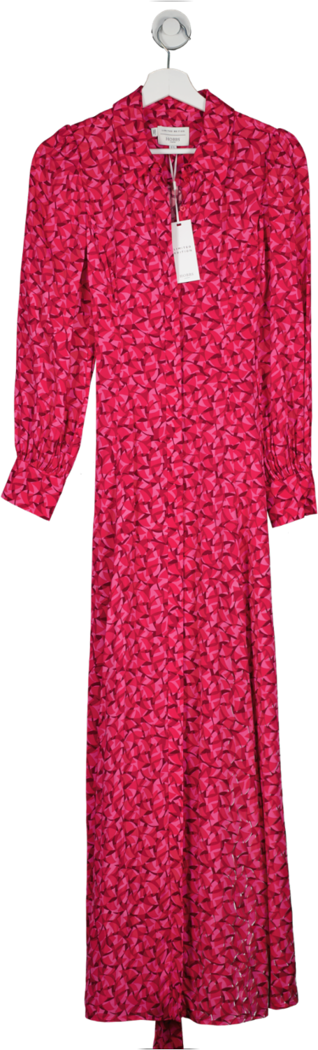 Hobbs Pink Mitford Shirt Dress UK 6