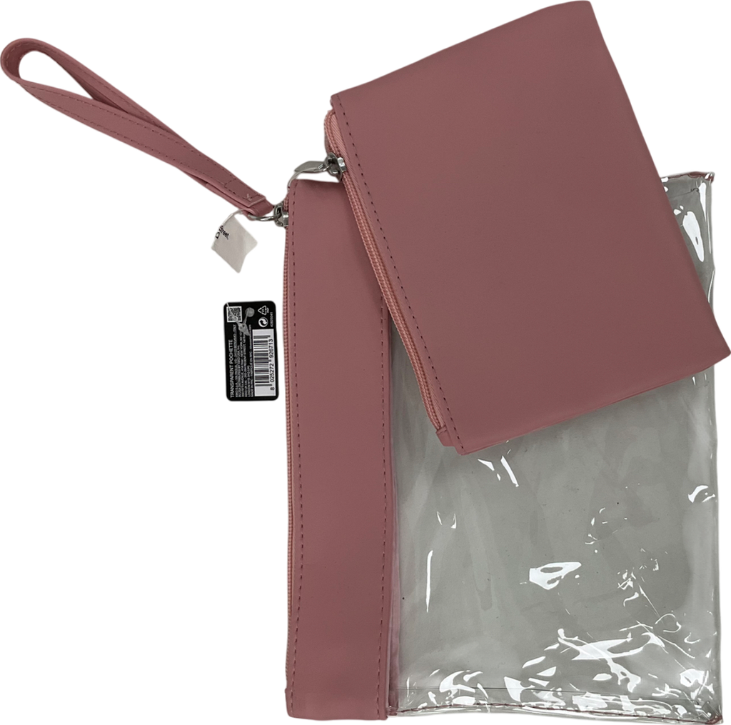 kiko Pink Transparent Beauty Case