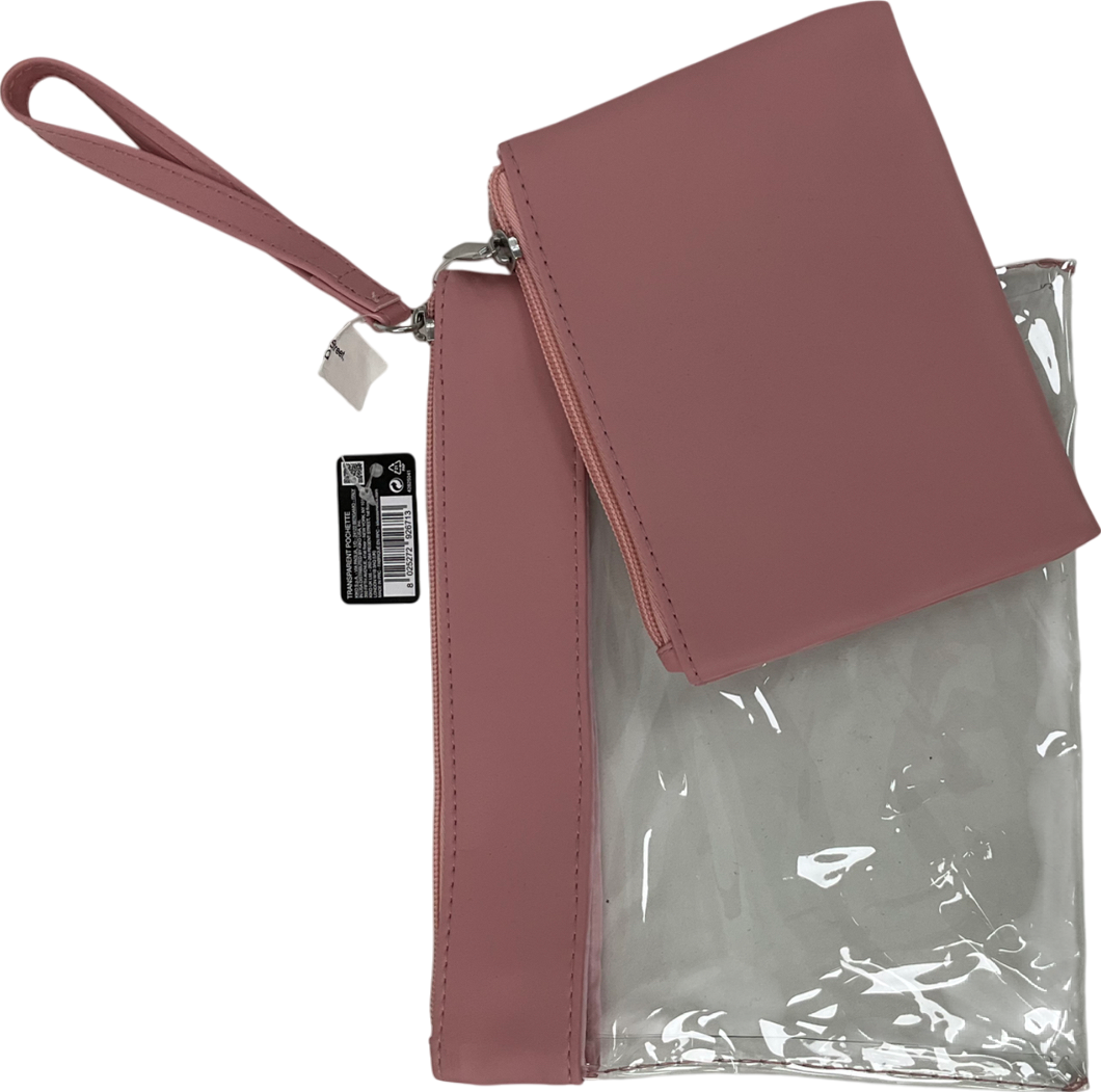 kiko Pink Transparent Beauty Case