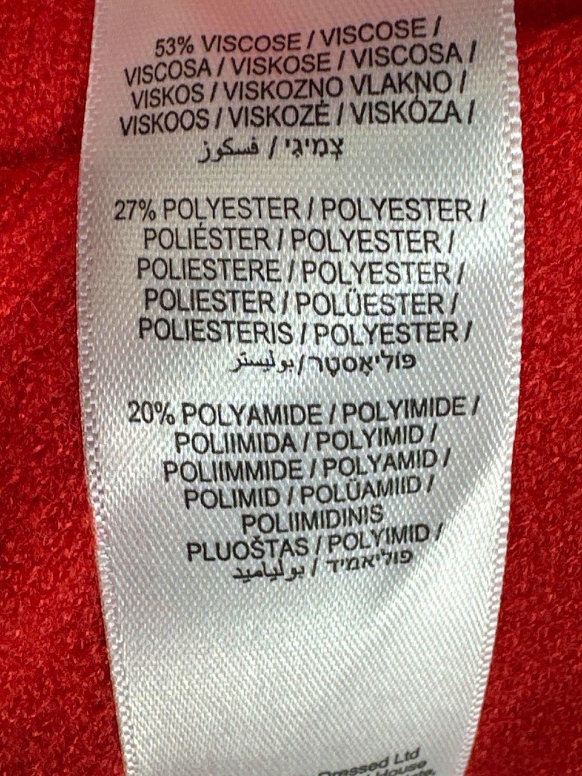 Never Fully Dressed Red and Pink Sydney Wrap Dress UK M