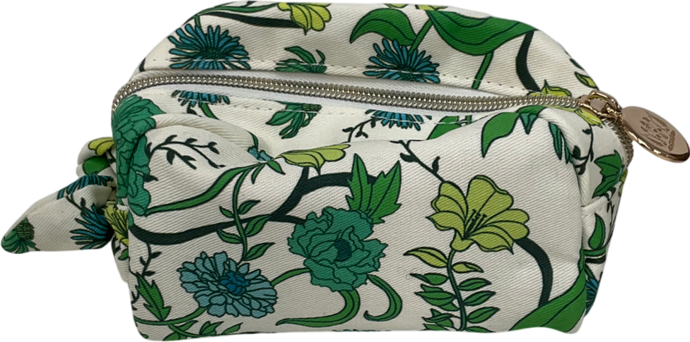 Tata Harper Green Floral Beauty Bag One Size