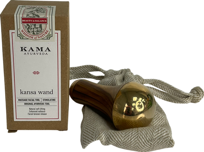 KAMA AYURVEDA Kansa Wand Dual-ended massage tool for face, eyes & body