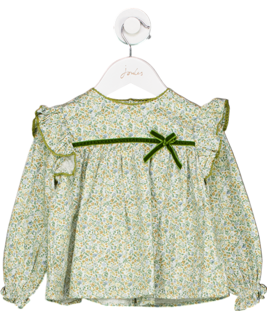PEPA LONDON London Green Floral Blouse 3 Years