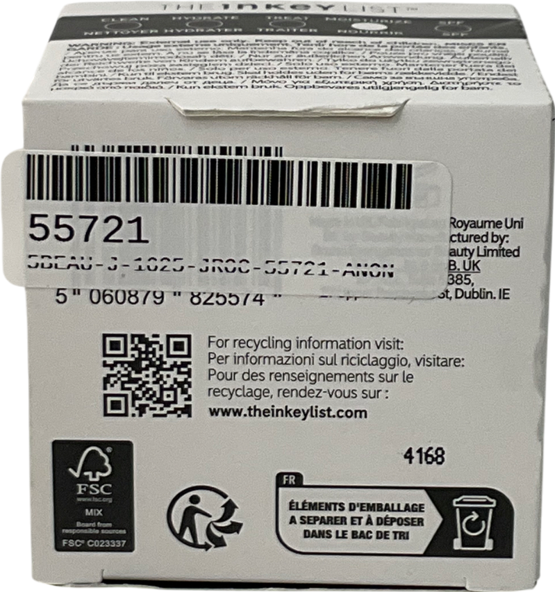 The Inkey List Bio-active Ceramide Repairing And Plumping Moisturiser 50ml