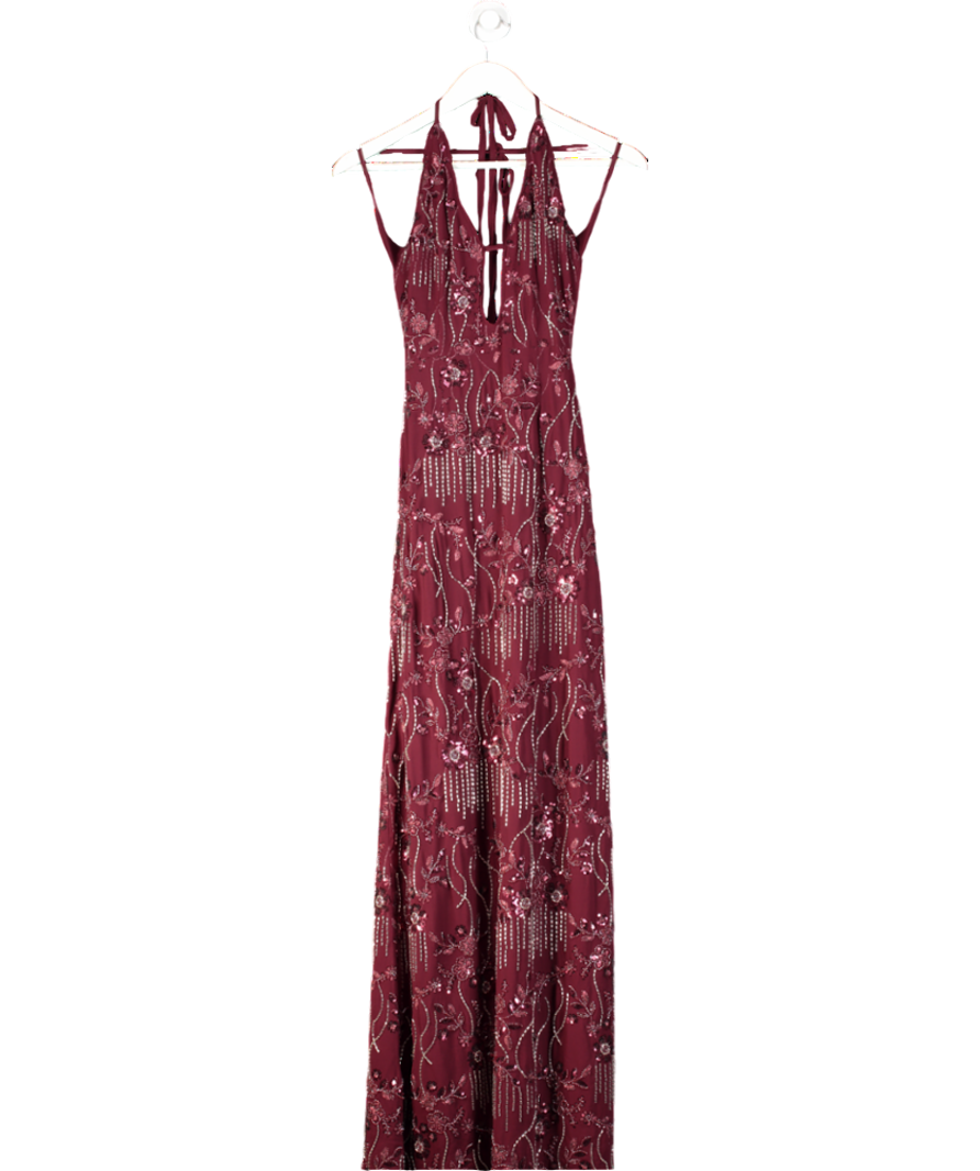 Peppermayo Red All For Love Maxi Dress UK 8