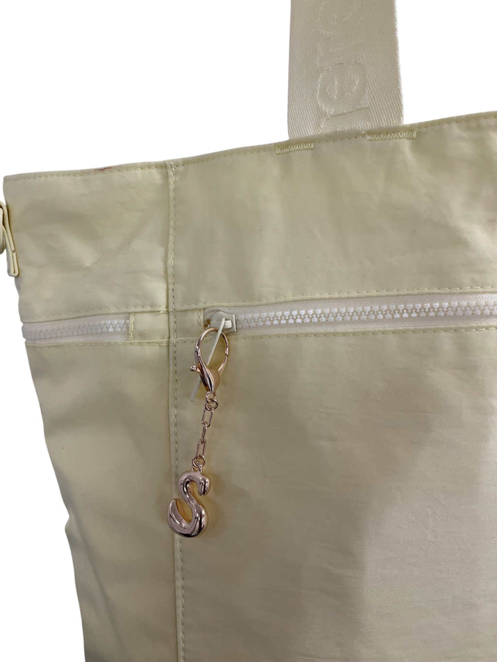 nere Yellow Bondi Nylon Large Tote Bag One Size