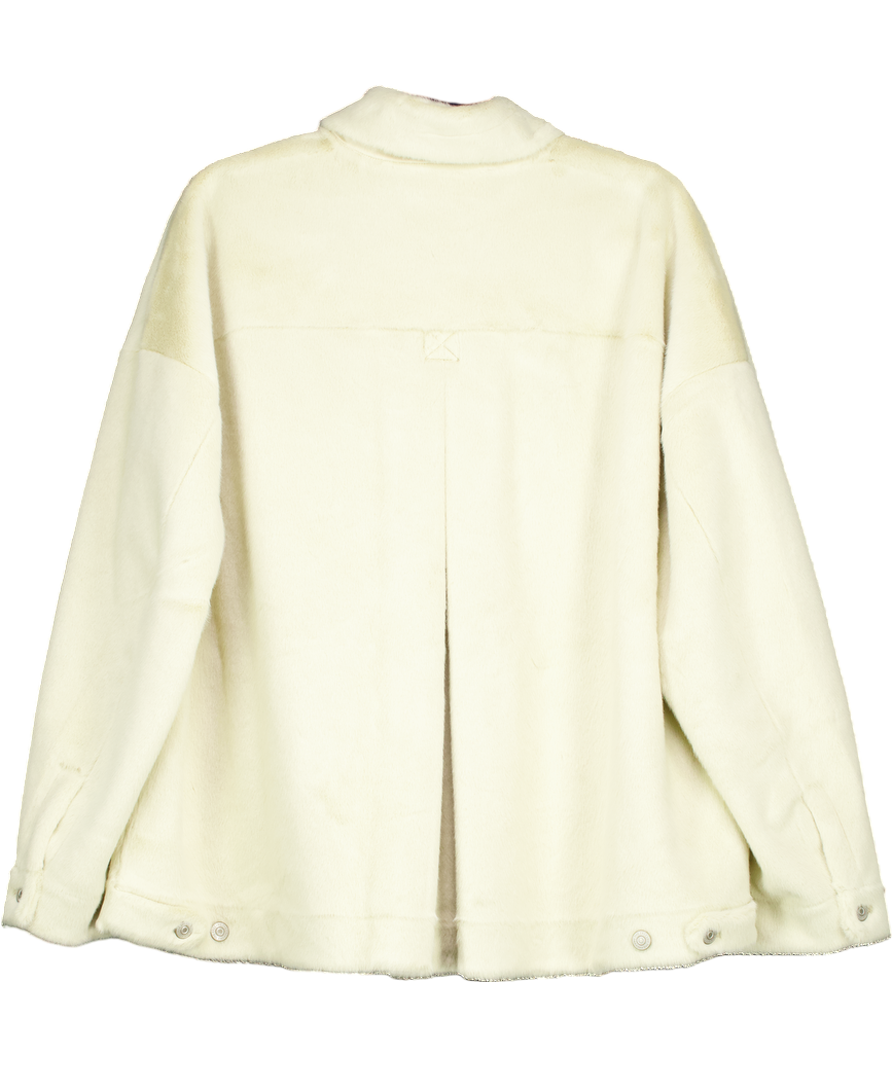 Free People Cream Cozy Opal Swing Jacket UK L