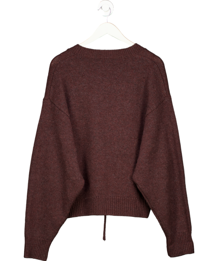 Deiji Studios Brown Wool Blend Cardigan UK S/M