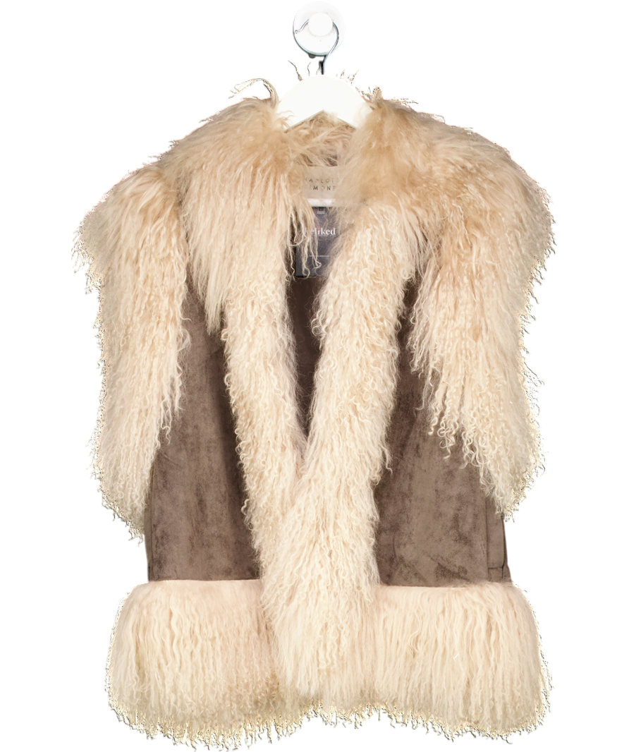 Charlotte Simone Stevie Vest - Olive Green UK XS