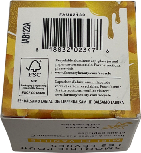 Farmacy Lip Smoothie Vitamin C + Peptide Lip Balm 10g