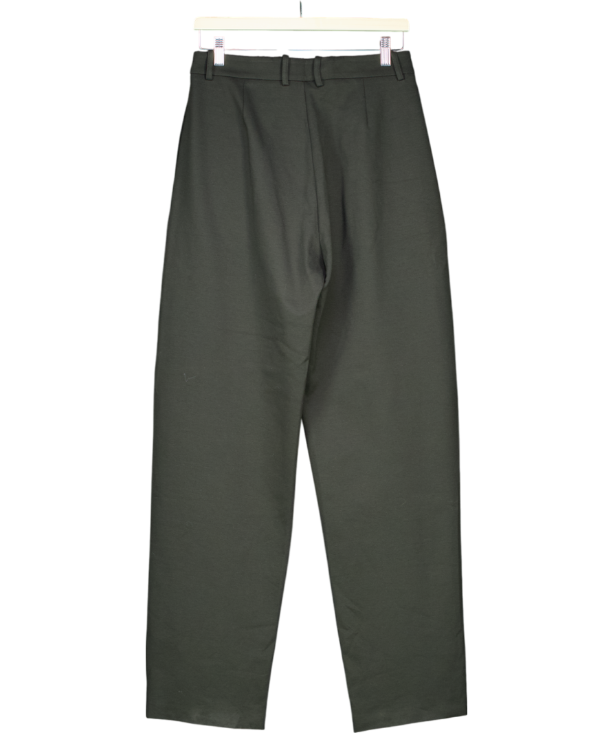 Liviana Conti Black Woven Wool Tailored Trousers UK 12