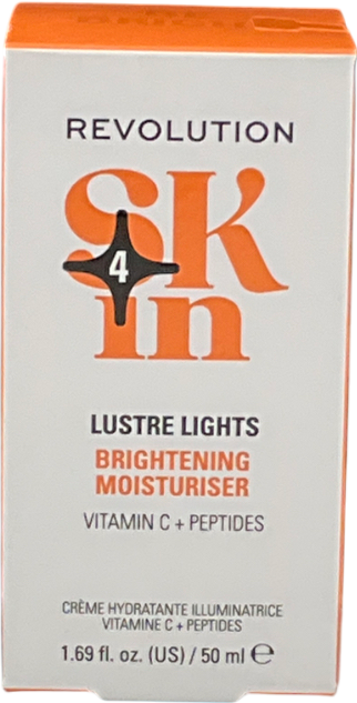 Revolution Lustre Lights Vitamin C & Peptides Brightening Moisturiser 50ml