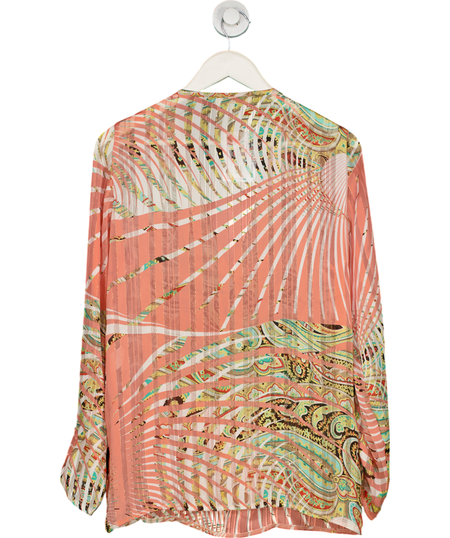 Just M Pink Boho Top UK S/M