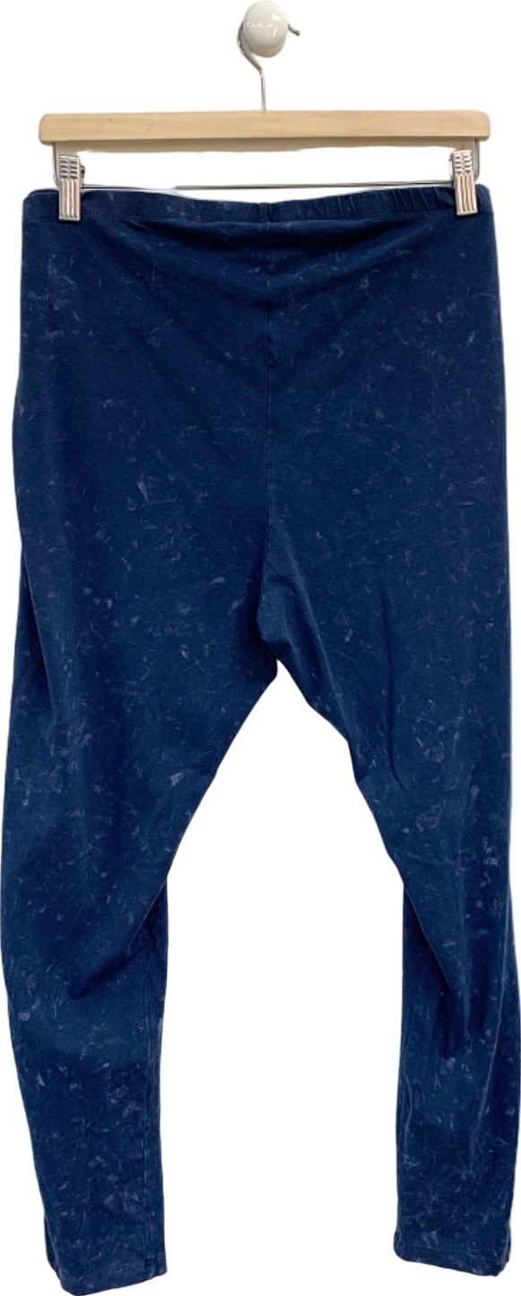 Yours Blue Full Length Leggings UK 26