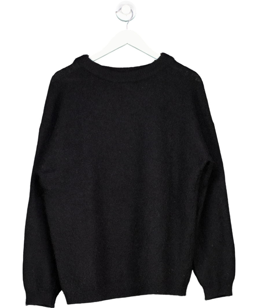 Acne Studios Black Dramatic Moh Rms Sweater UK S