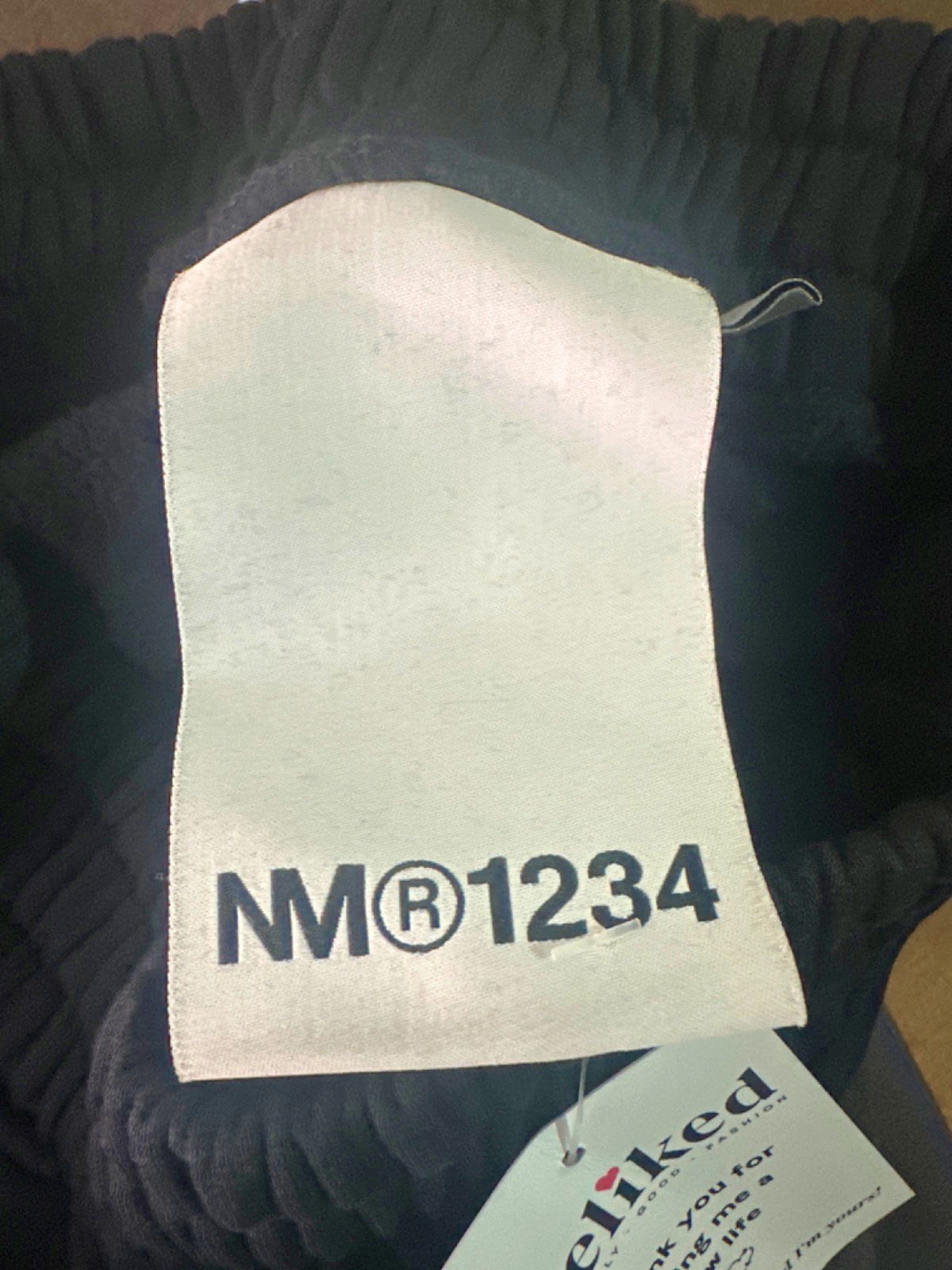 Maisonmisaga Black Relaxed Fit Trousers UK 1.0