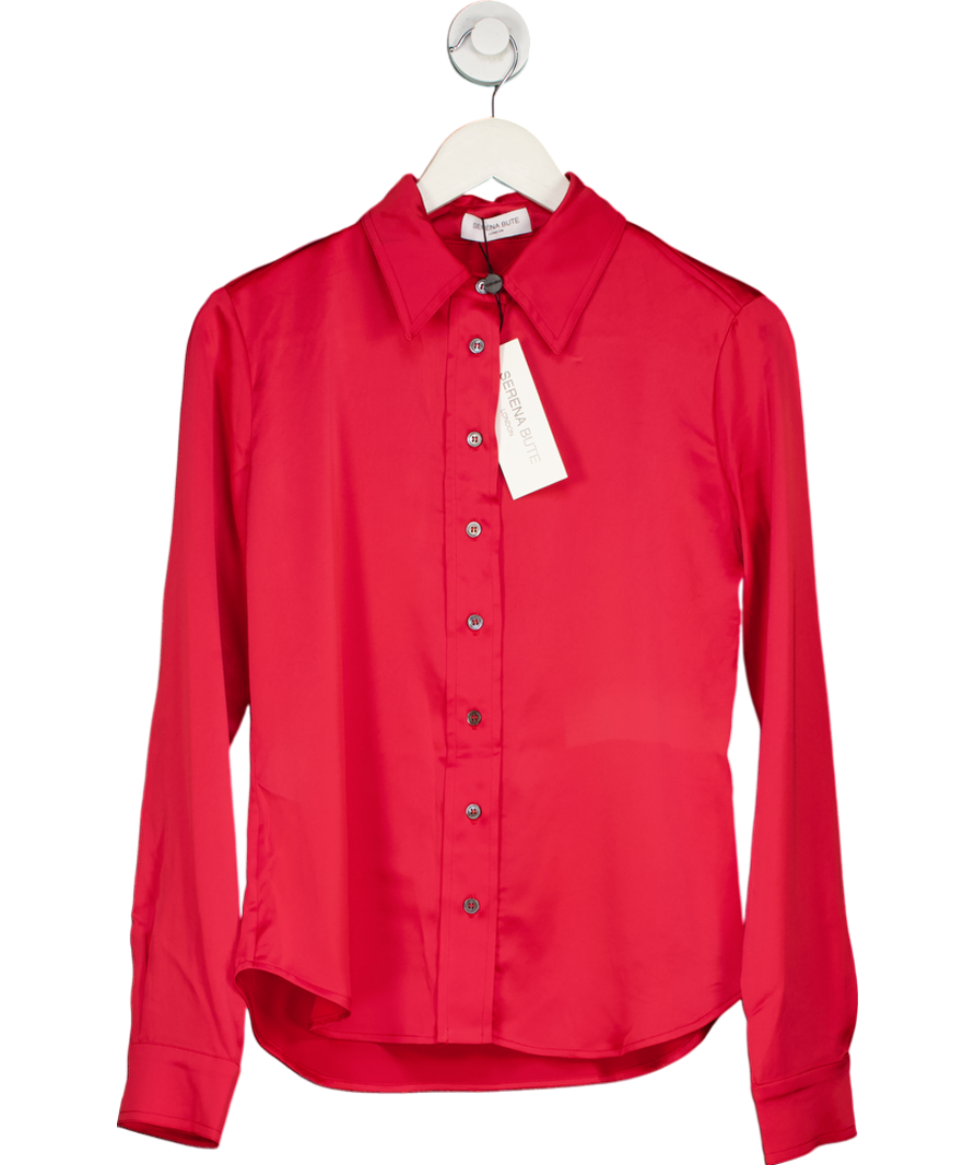Serena Bute Red The Serena Shirt UK S