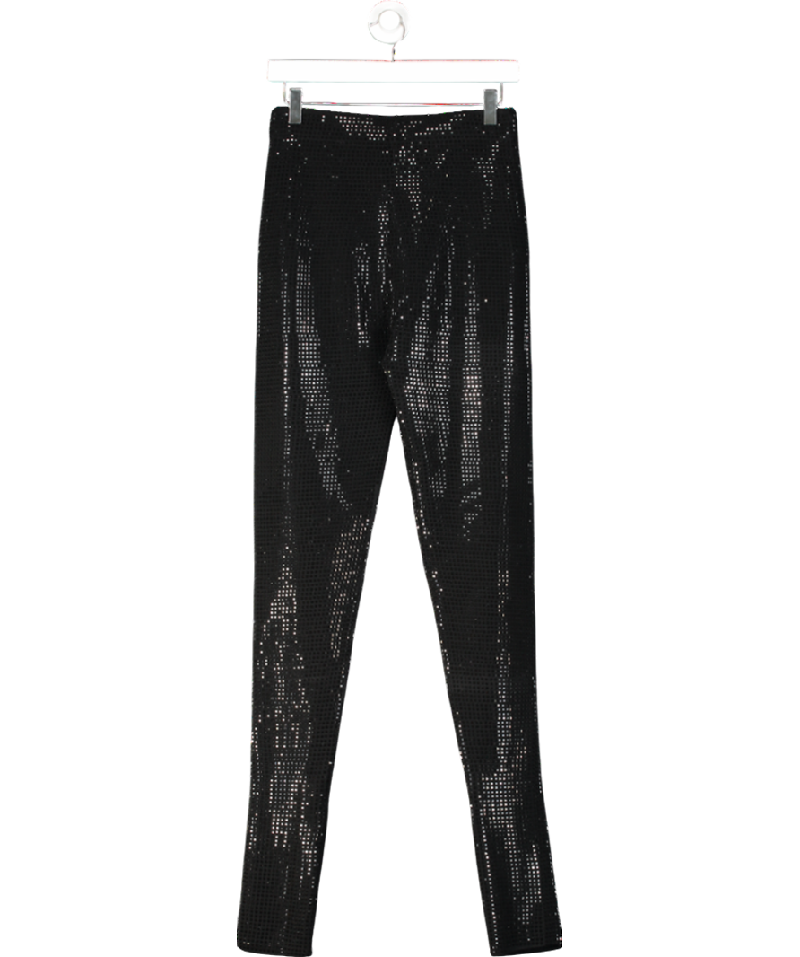 Retrofete Black Cocoa Embellished Pant UK S