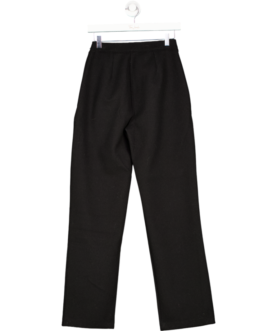 Evrywear Black Tailored Wide Leg Trousers UK S