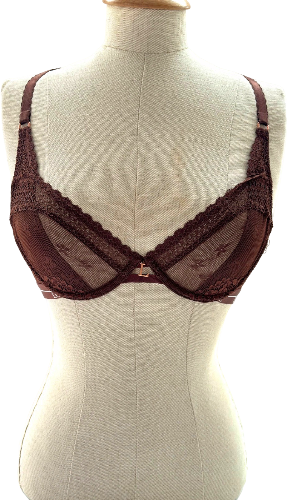 Lounge Brown Liberty Balcony Bra UK 32B