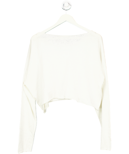 Brandy Melville White Knit Cardigan One Size