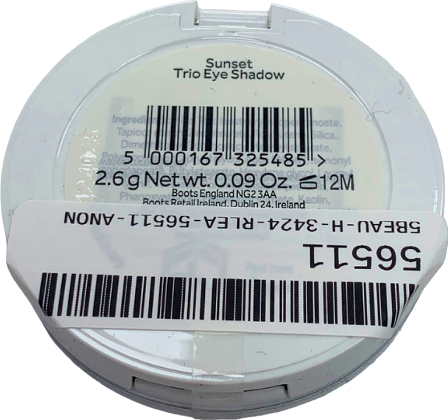No7 Trio Eye Shadow Sunset 2.6g