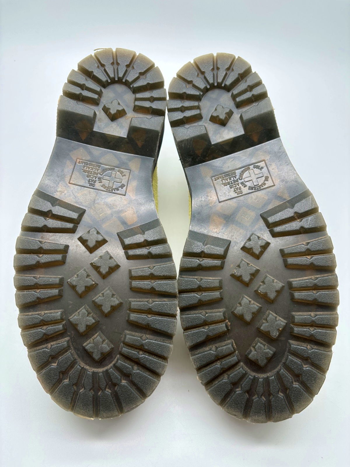 Dr Martens Yellow Suede Baynes Shoes UK 4