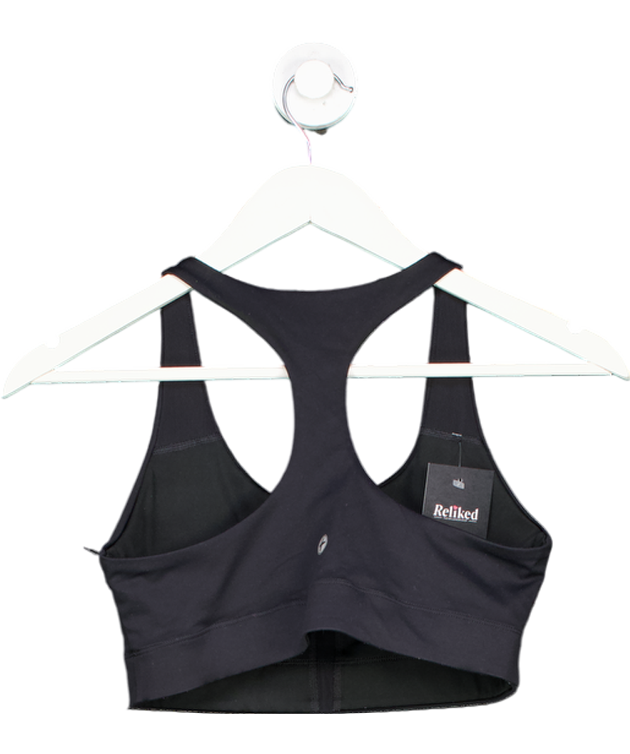 gym coffee Black Sports Bra UK XS