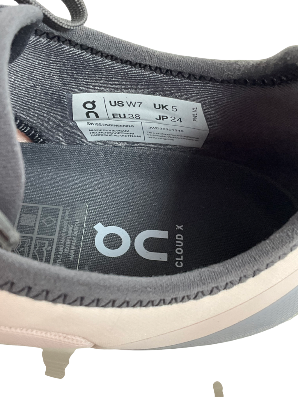 On Cloud Pink X3 Ad Shell-heather-purple UK 7 EU 40 👠