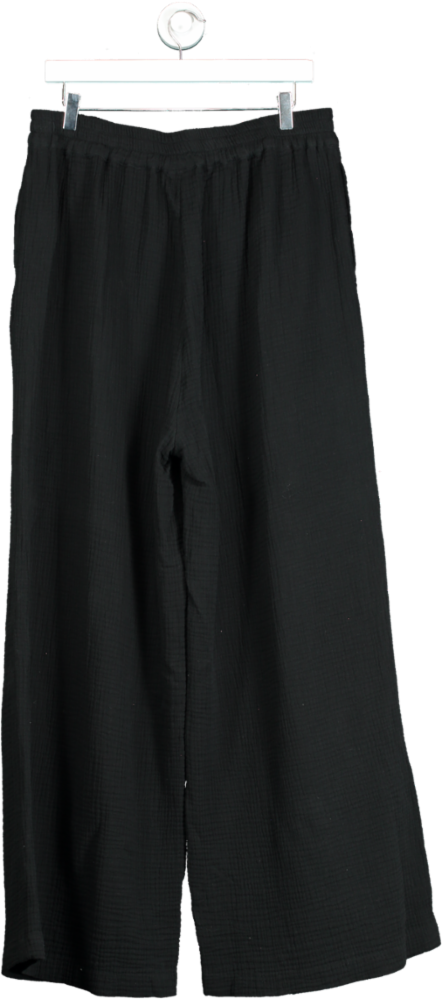HERA Black WideLeg Trousers UK XL