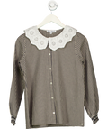 Tartine et Chocolat Blue Gingham Blouse 14 Years