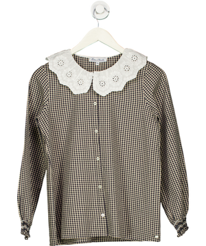 Tartine et Chocolat Blue Gingham Blouse 14 Years