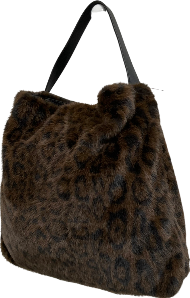 Next Brown Leopard Tote Bag One Size