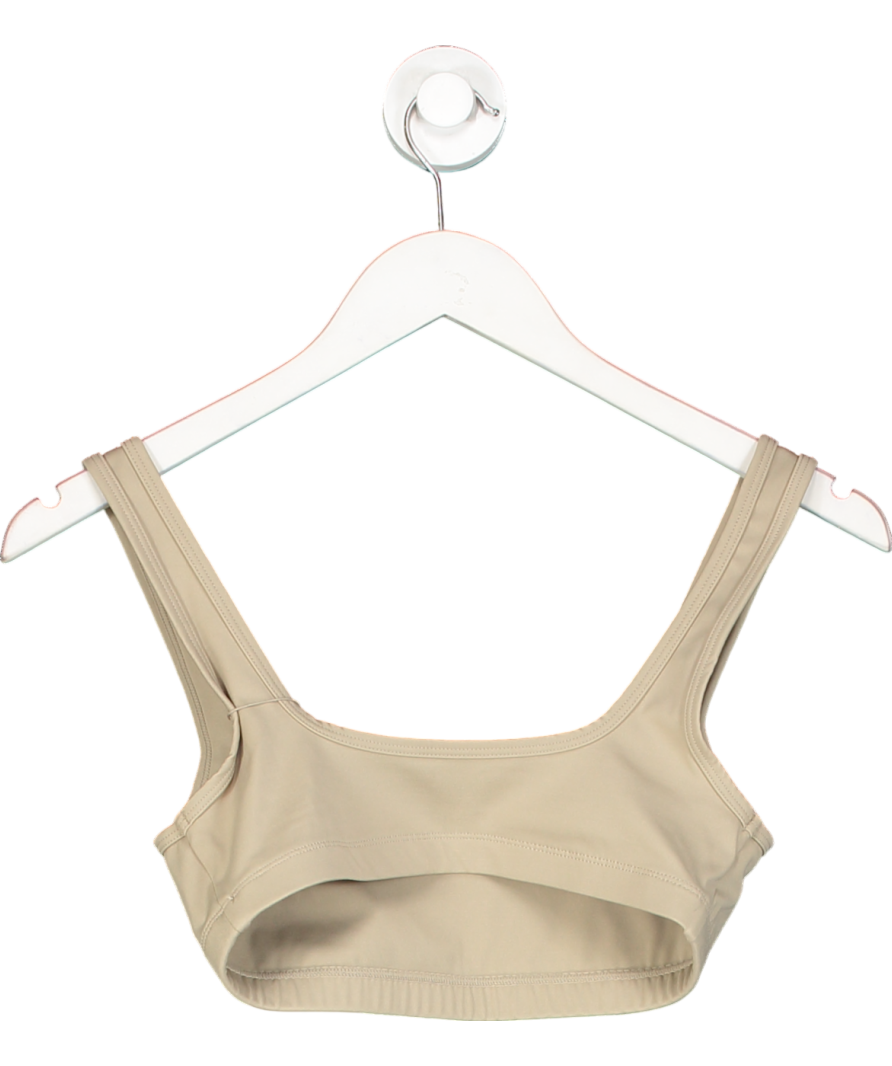 Vehla Beige Sports Bra Taupe UK S