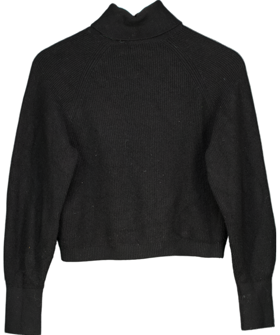 & Other Stories Black 100% Cashmere Turtleneck Sweater UK XS