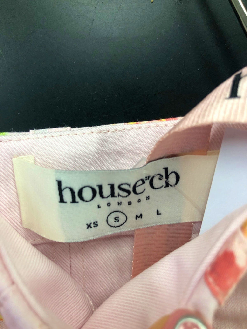 House of CB Pink Floral Corset Top UK S