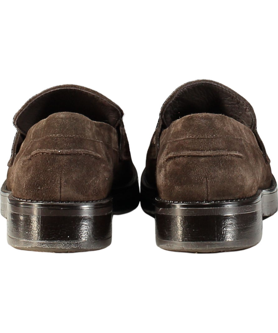 jonak Round-toe Loafers In Dark Brown Suede | Mirna UK 5 EU 38 👠