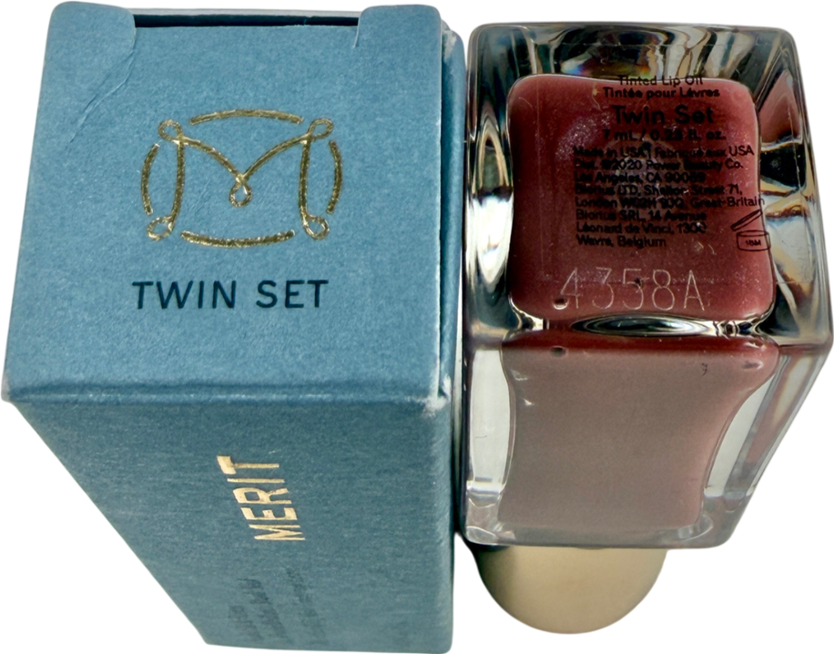 MERIT Shade Slick Tinted Lip Oil Twin Set 7ml