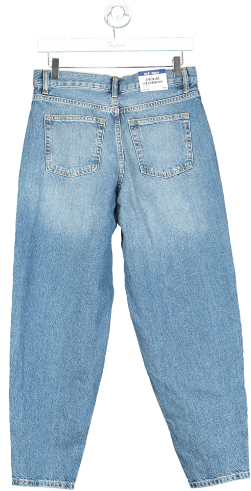 New Look Light Blue Barrel Leg Jean UK 8