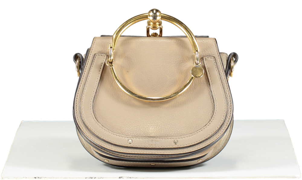 Chloé Brown Nile Leather Handbag With Gold Hardware