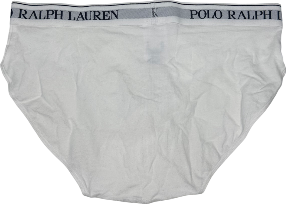 Polo Ralph Lauren White Low-rise Brief UK XL