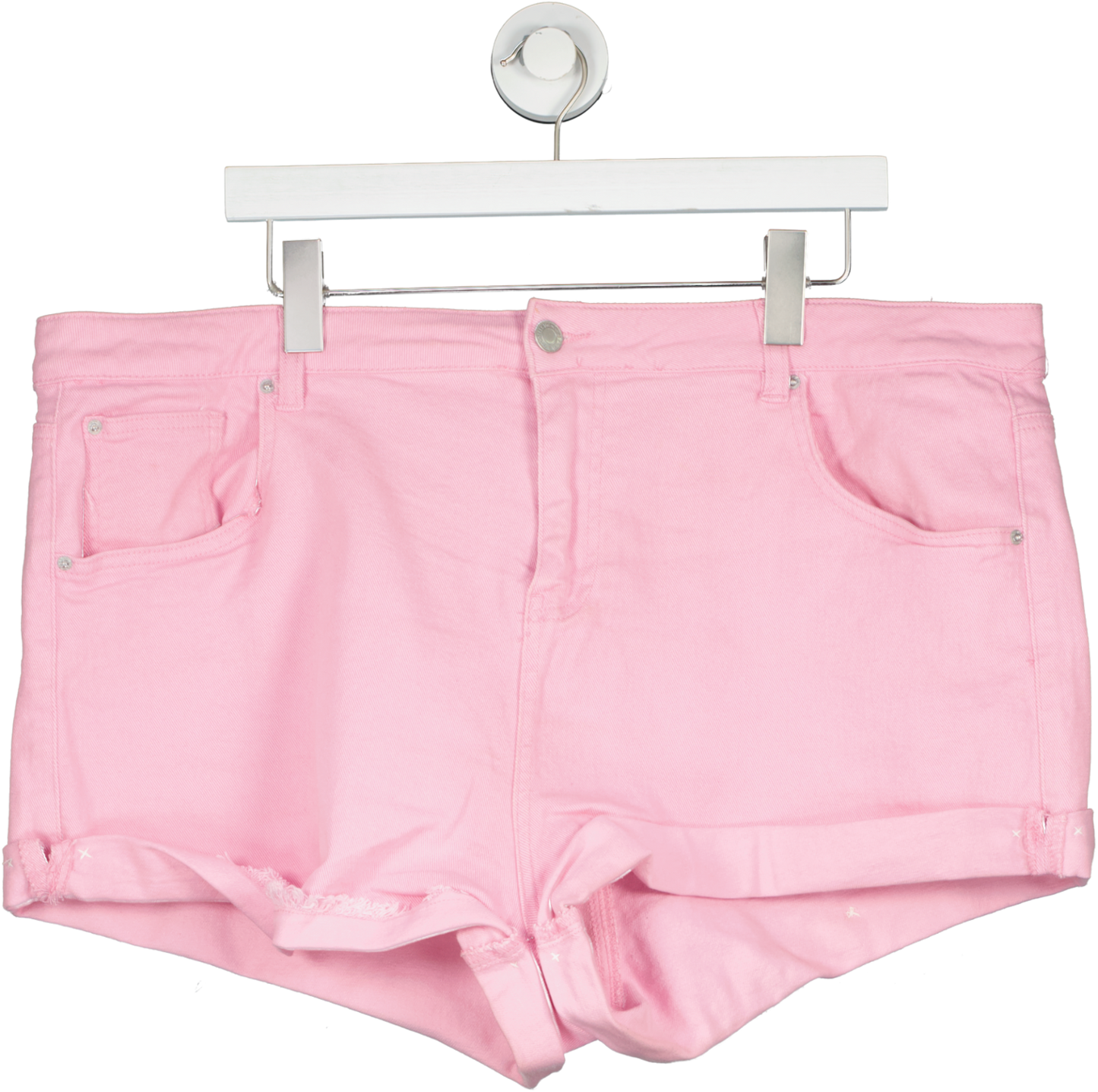 SimplyBe Denim Pink Jean Shorts UK 22