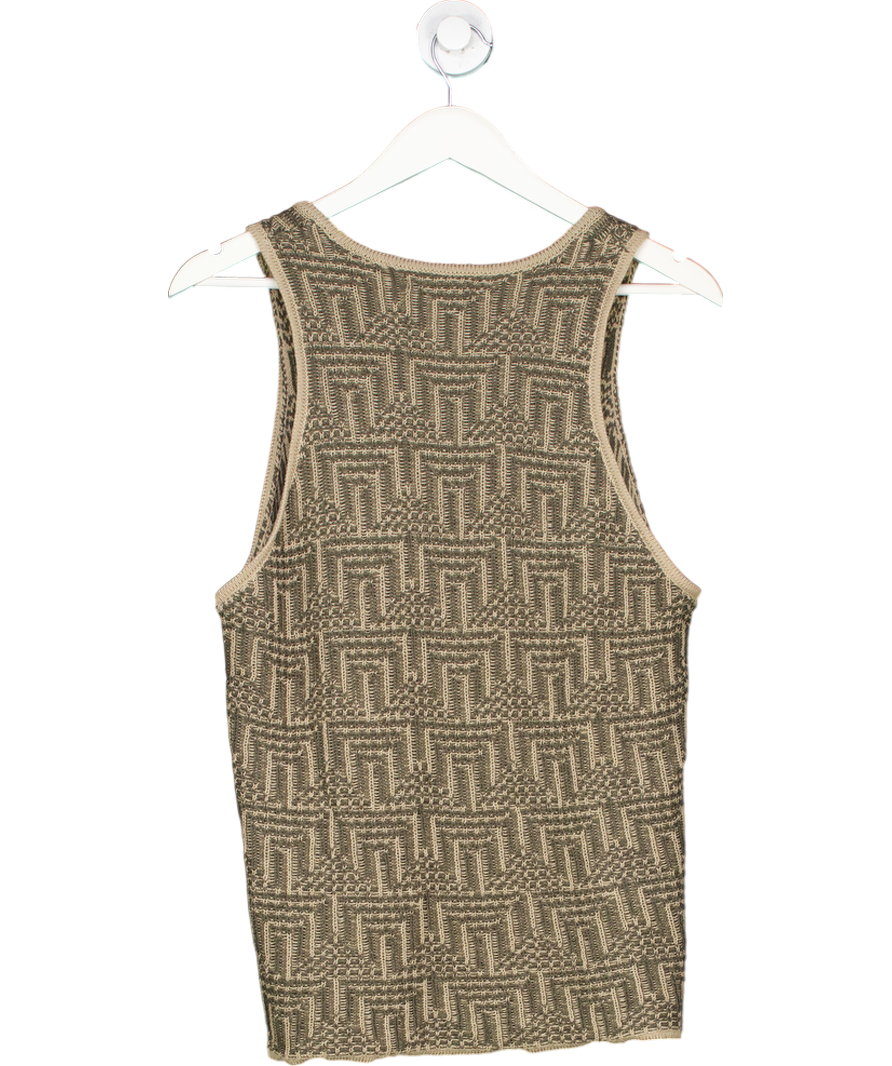 ZARA Beige Knitted Vest UK M