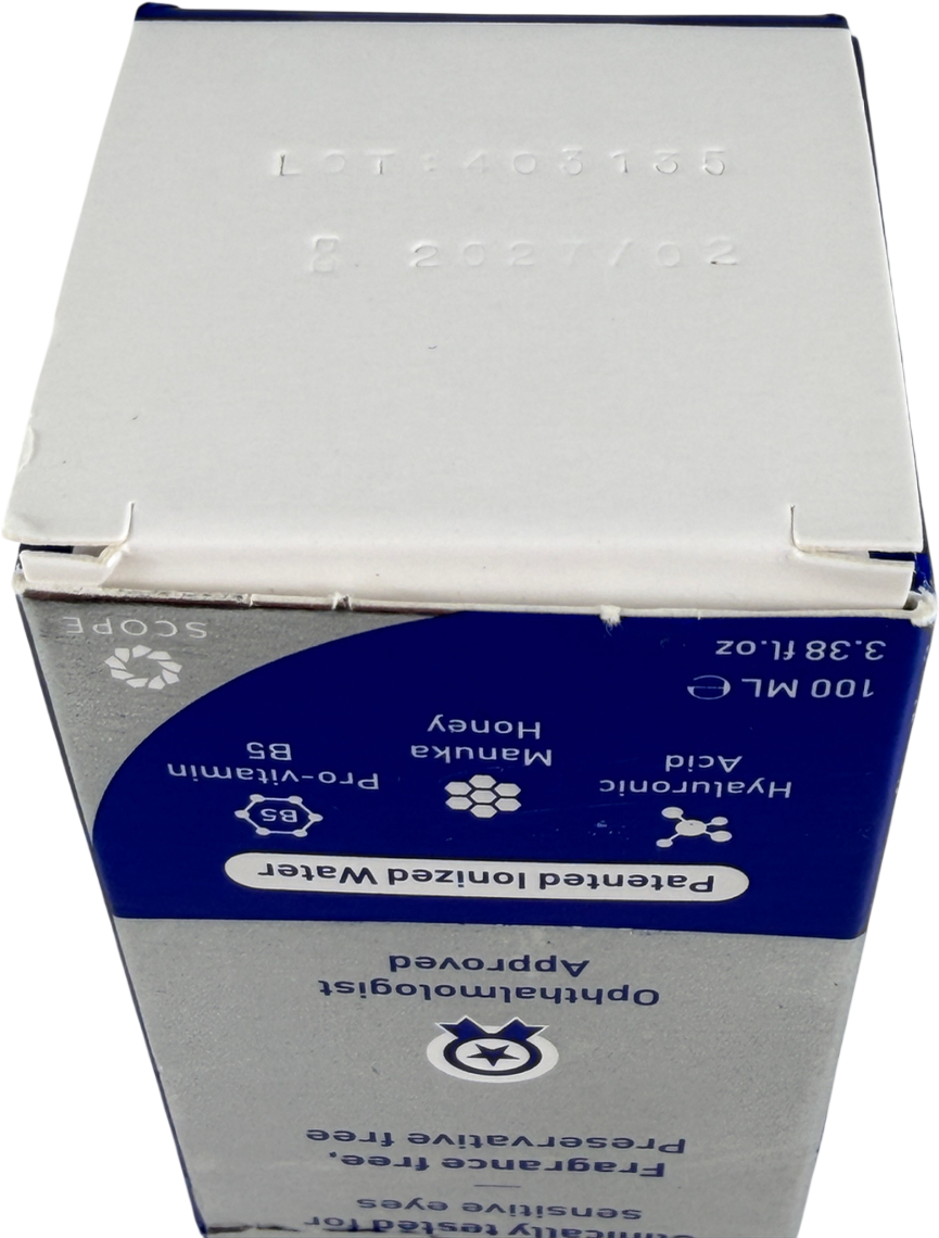 OPTASE LIFE Sensitive Eye Makeup Remover - Gentle Ionized Cleanser - Preservative Free 100ml