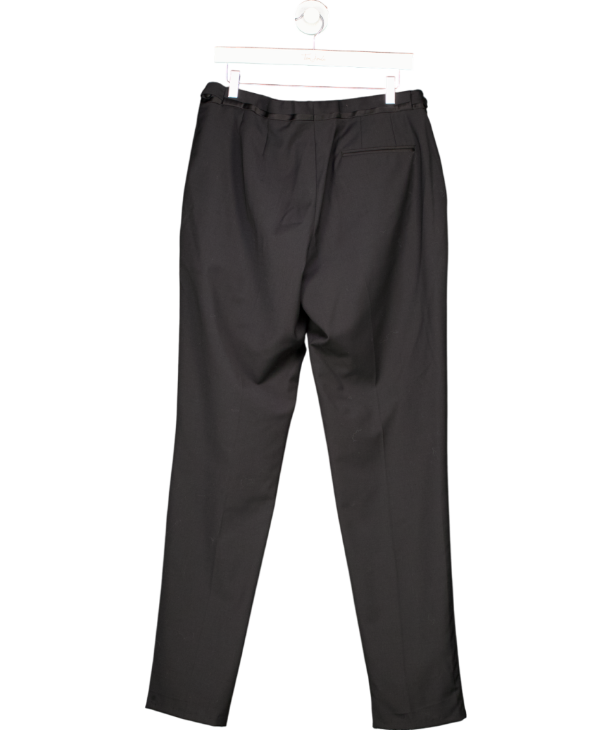 REISS Modern Fit Tuxedo Trousers In Black W34