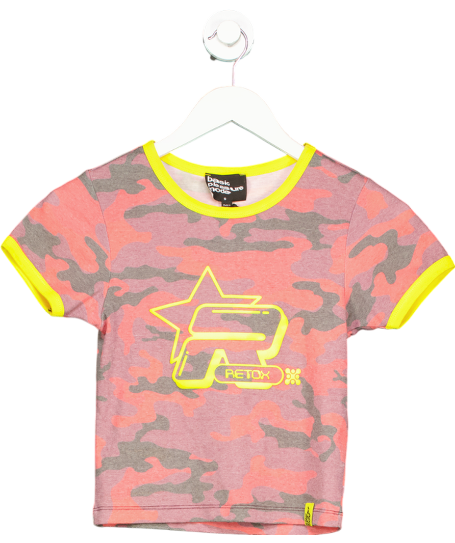 Urban Outfitters Red Redox Camo Logo Tee UK S