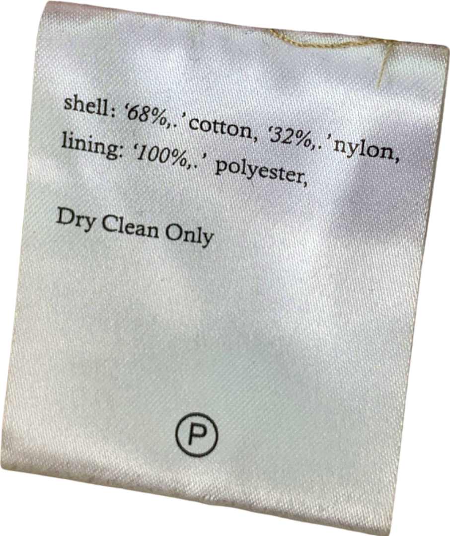 Ksubi Khaki Incognito Biker Trench Coat UK XS