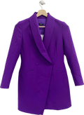 Karen Millen Purple Petite Coat UK 10