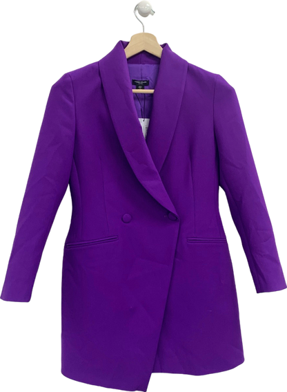 Karen Millen Purple Petite Coat UK 10