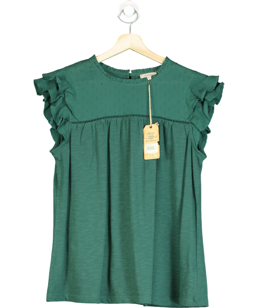 Fat Face Green Louise Woven Top UK 14